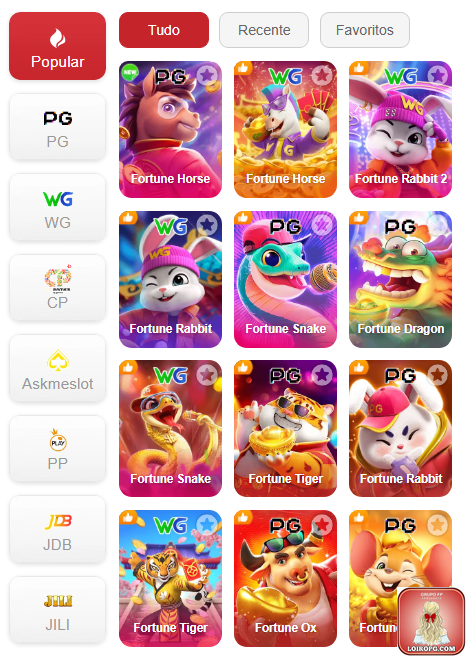 Experiência de Jogos loiropg.com