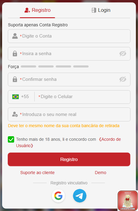 Experiência de Jogos loiropg.com
